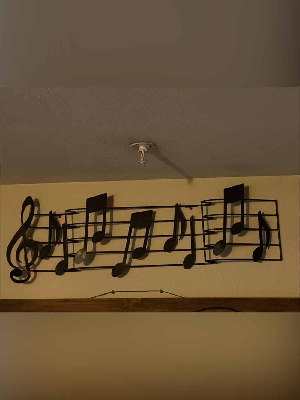 Hobby Lobby Black Metal Musical Notes Wall Art